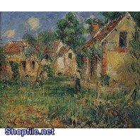 Tranh sơn dầu cuộc sống êm đẹp